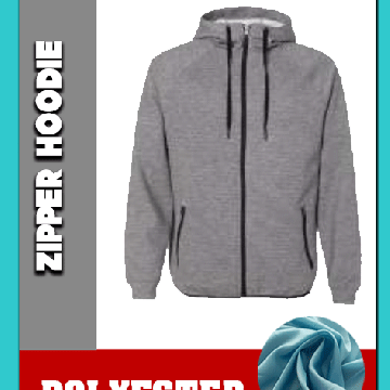 Zipper Hoodie Polyester