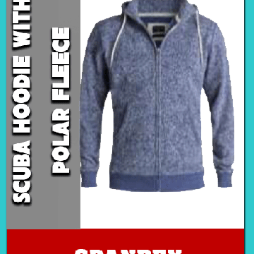 Scuba Hoodie with Polar Fleece Spandex