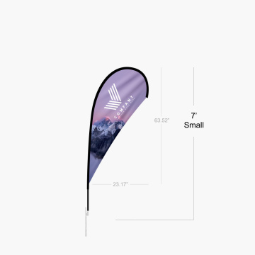 7ft Teardrop Flag (Small)